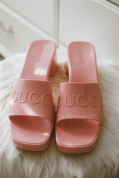 gucci rubber slide sandal fake|gucci women's rubber slide sandal.